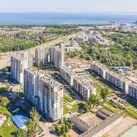 Daire Glow Apartments, Nowa Letnica Gdansk