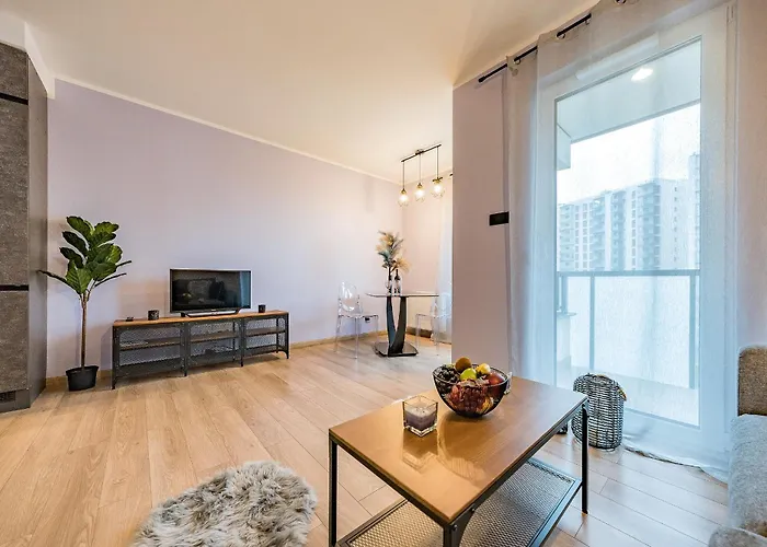 アパート Glow Apartments, Nowa Letnica グダニスク