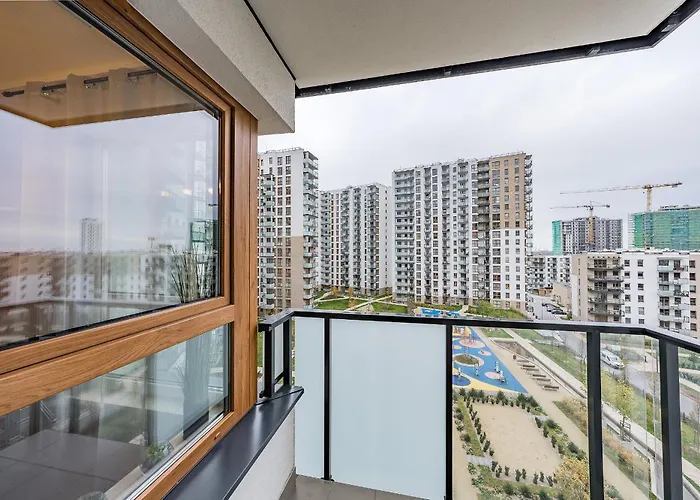 Glow Apartments, Nowa Letnica アパート グダニスク