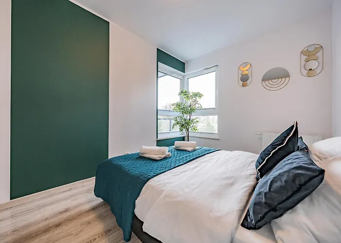 アパート Glow Apartments, Nowa Letnica グダニスク